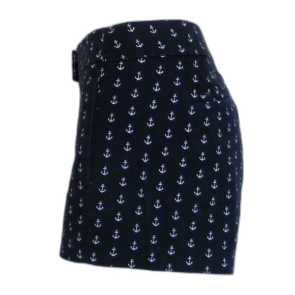 J.Crew Factory Shorts, 8, Chino, Blue, Anchors, Pockets, Zipper - Picture 7 of 13